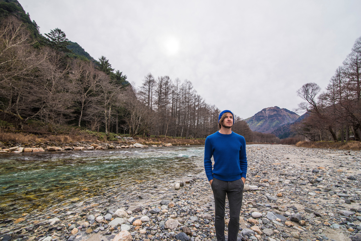 Robert Schrader in Kamikochi, Japan