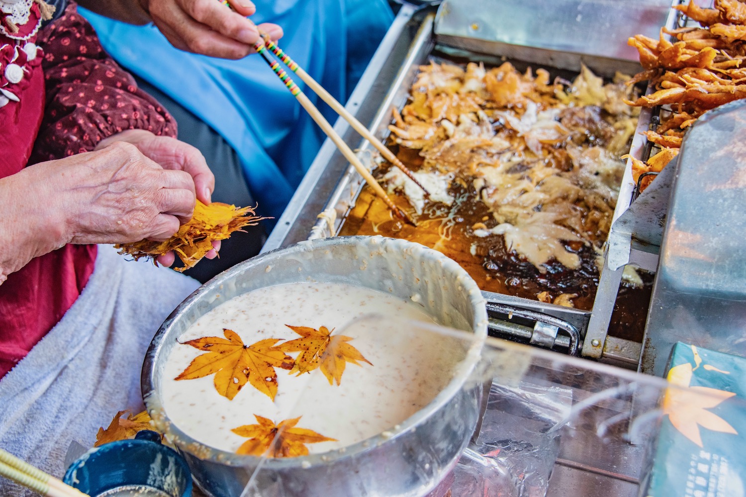 Momiji eating her own words