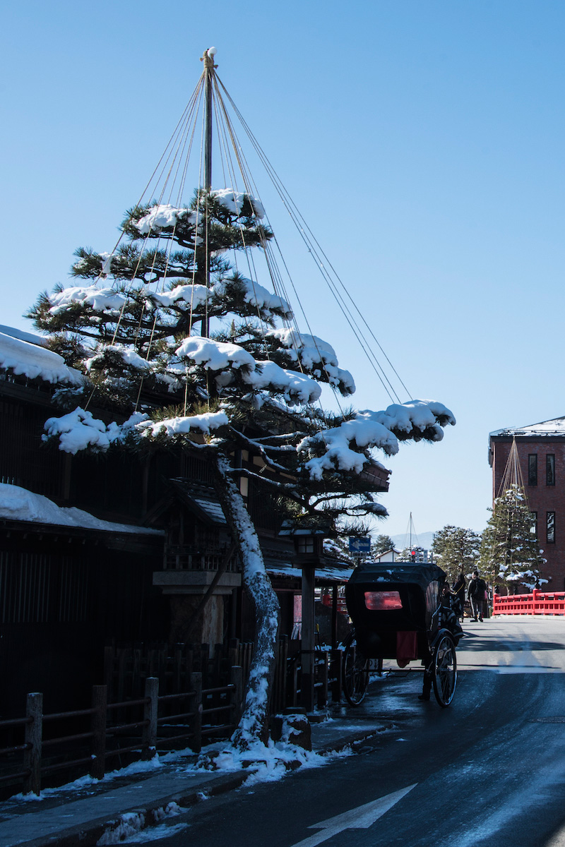 Japan travel pictures of winter in Takayama