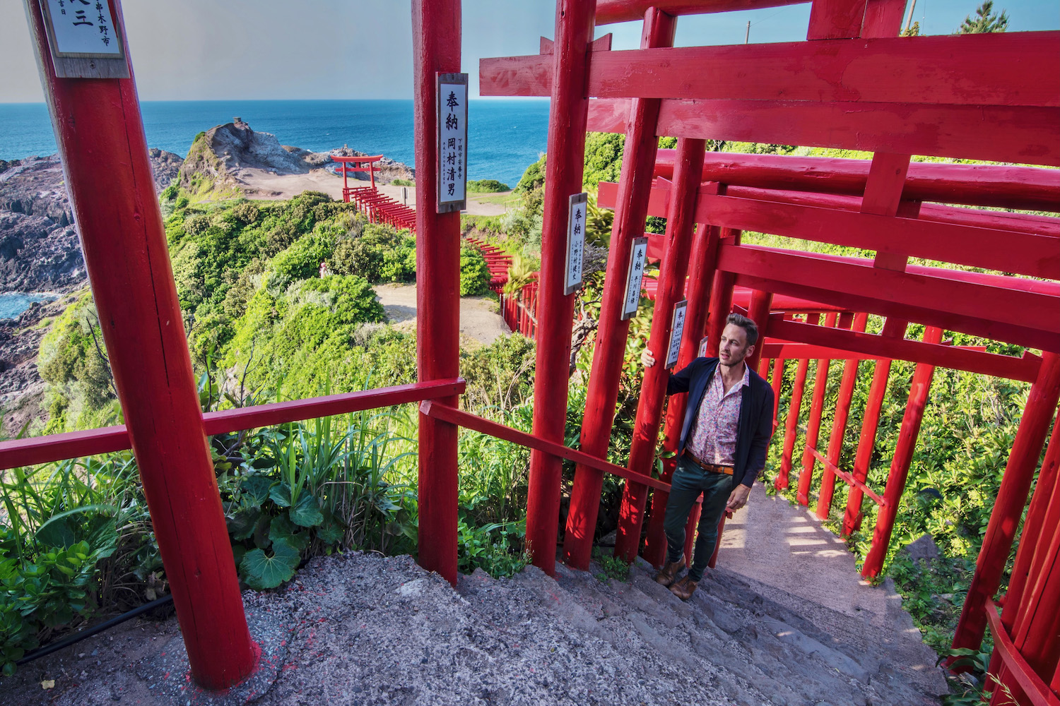 Red gates in Japan