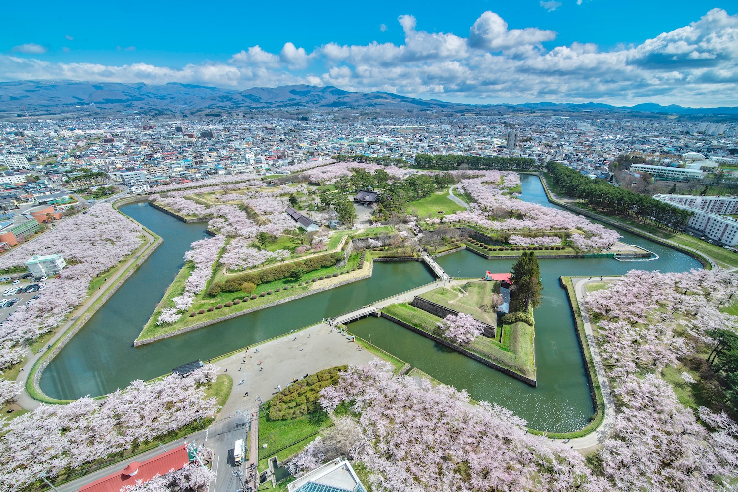 Goryokaku fort in Hakodate, Japan