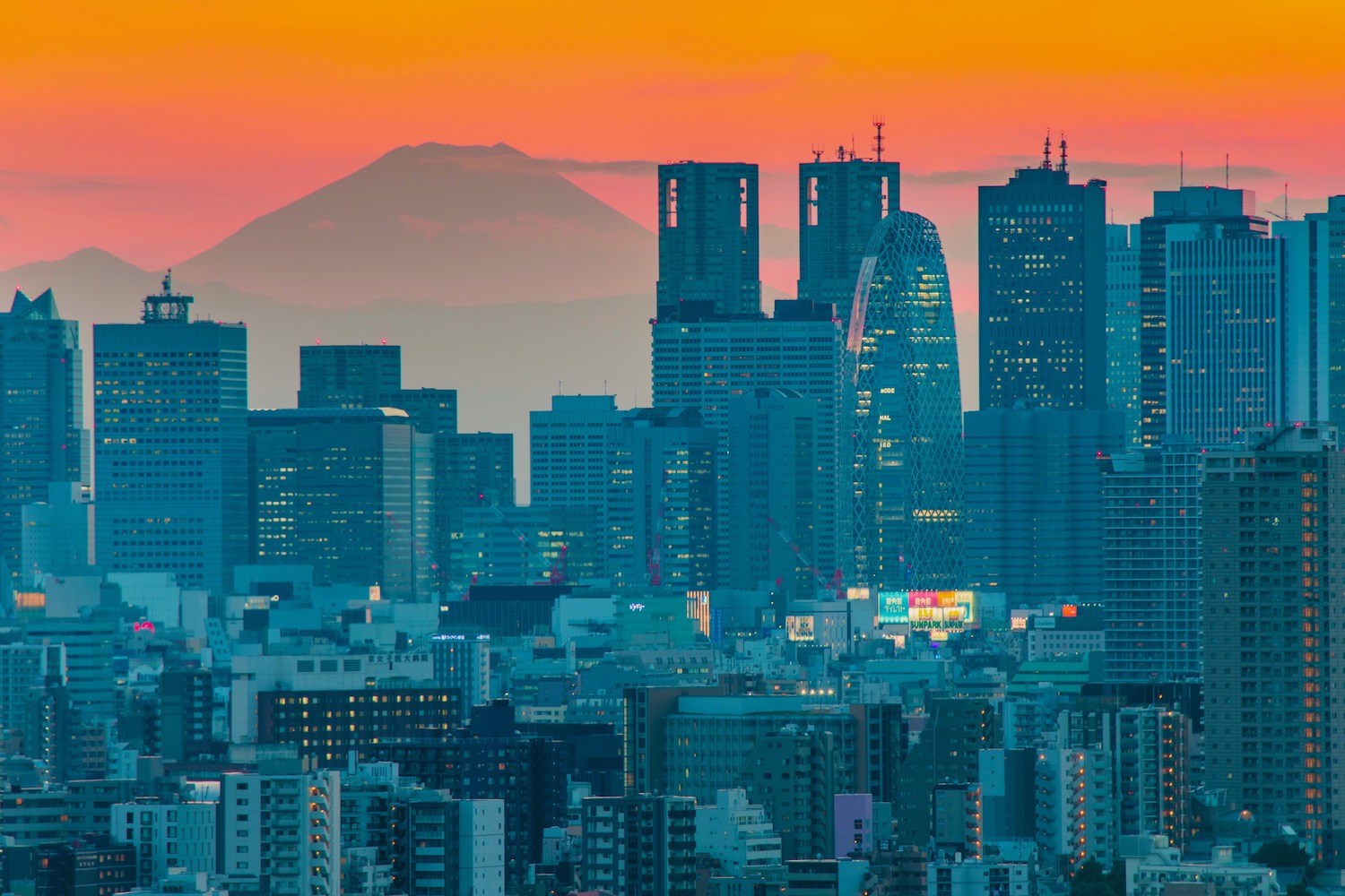 Skyline of Tokyo